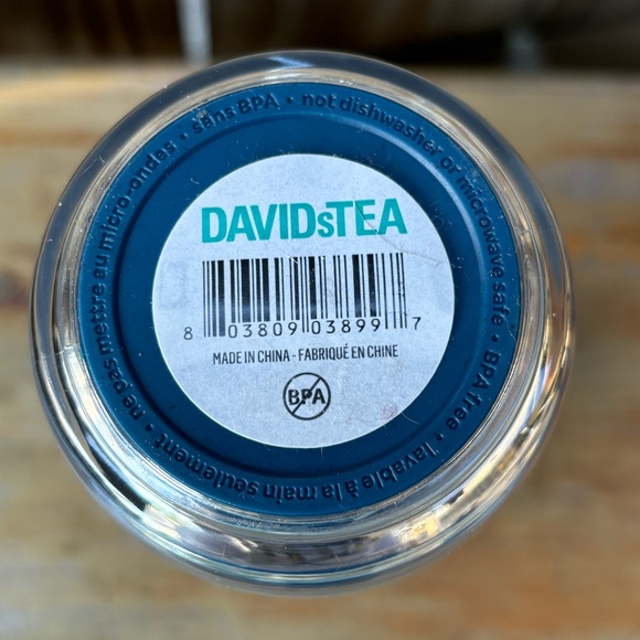 New David’s Tea Leafy Navy Iced Tea Press For Iced Tea On the Go 16oz - Picture 8 of 12